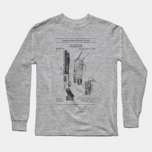 US Patent - Browning Winchester Pump Action Shotgun Long Sleeve T-Shirt